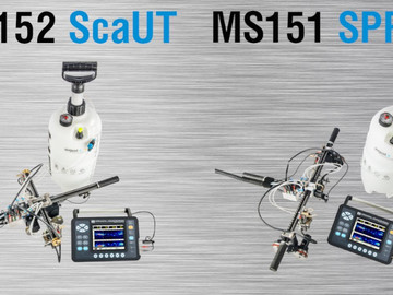 Моторизированный сканер MS152 ScaUT и сканер MS151 SPRUT-Проведения двухстороннего МУЗК сварных швов